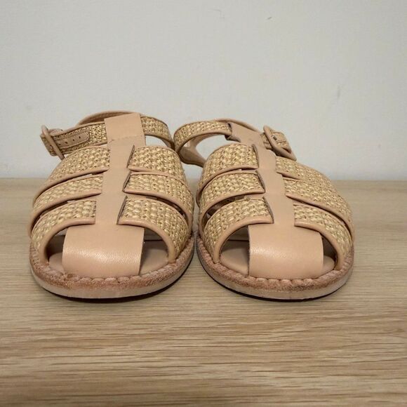 Dolce Vita Tan Woven Leather Fisherman Sandals 7.5. EUC - Picture 4 of 9